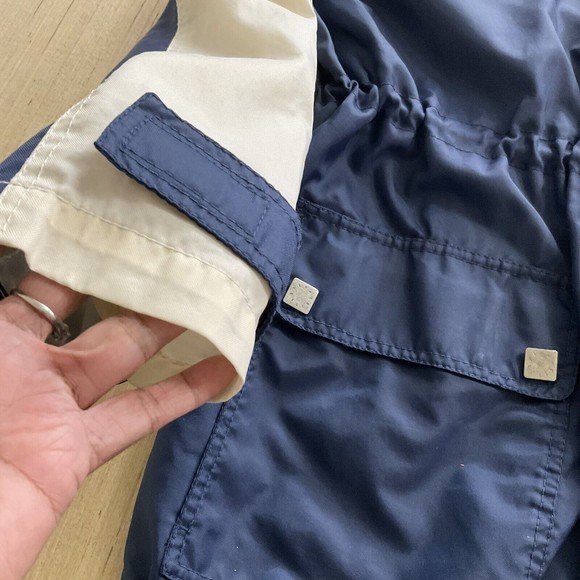 Vintage 90s Perry Ellis Mens XXL Red White Blue Windbreaker  Full Zip Jacket - Picture 10 of 16